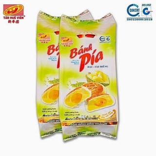 Bánh pía đậu sầu riêng trứng Tân Huê Viên 320g/4cái