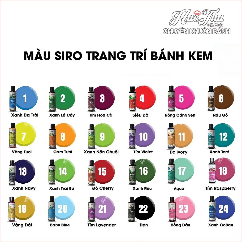 Màu thực phẩm Unicorn 60g  làm bánh rau câu, bánh kem, nấu xôi