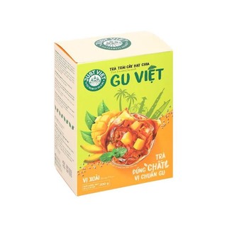 Trà xoài hạt chia Just Viet Gu Việt hộp 200g (10 gói x 20g)