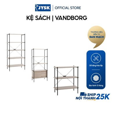 Kệ sách | JYSK Vandborg | gỗ công nghiệp khung kim loại | nhiều màu | nhiều kích thước