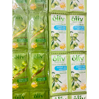  Combo 10 Dây dầu gội oliv 14 gói x 6g chắc khoẻ chắc khỏe ngăn gãy rụng mềm mịn phục hồi hư tổn 