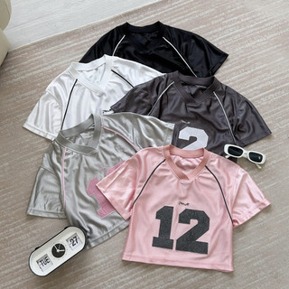 Áo croptop thể thao number 12
