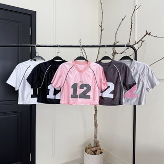 [Ảnh Thật ]Áo Croptop Thể Thao  Number 12 [DollaHouse]