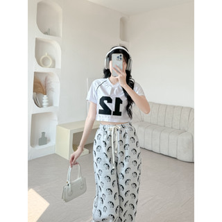 [Ảnh Thật ]Áo Croptop Thể Thao  Number 12 [DollaHouse]