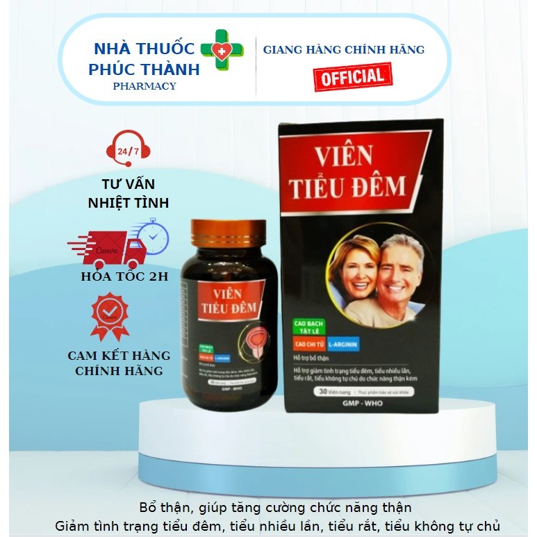 Viên Tiểu Đêm hỗ trợ bổ thận, giúp tăng cường chức năng thận. (MediUSA)