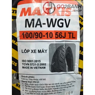 Vỏ Maxxis 100-110/90/10 3D/wgv/6108, 90/90/12 3D vỏ trước/sau Attila Elizabeth, Lead không ruột