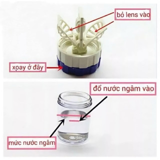 Cốc rửa lens.