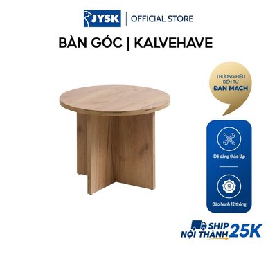 Bàn góc | JYSK Kalvehave | gỗ công nghiệp | màu sồi | DK55xC42cm