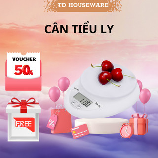 Cân Tiểu Ly,Cân Điện Tử Thực Phẩm Nhà Bếp Electronic Kitchen Scale Siêu Chính Xác
