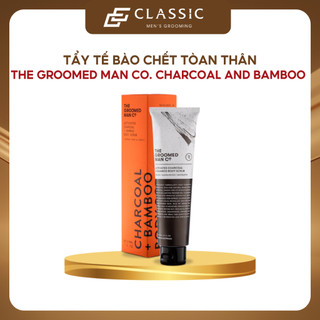 Tẩy tế bào chết toàn thân cho Nam The Groomed Man Co. Activated Charcoal and Bamboo 170ml