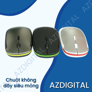 Chuột không dây mini siêu mỏng 2.4ghz cho laptop/ PC - Bảo hành 12 tháng 1 đổi 1