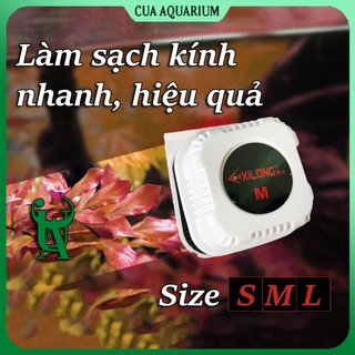 Nam châm lau kính bể cá XILONG - Dụng cụ vệ sinh cọ chùi hồ thuỷ sinh