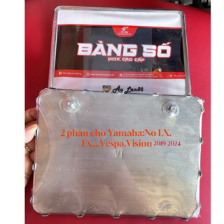  Bộ khung Bảng số  biển số  -Ya-HD inox cao cấp dày đẹp bóng chính hiệu VT titan của MP 