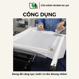 Khung nhôm in lụa nhiều kích thước (khung nhôm chưa căng lụa)