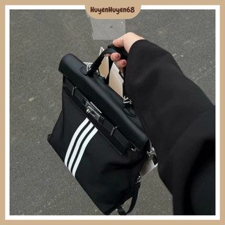 Balo đi học họa tiết kẻ sọc trẻ trung, balo đi học phong cách Niche Hàn Quốc sức chứa lớn hợp thời trang H129