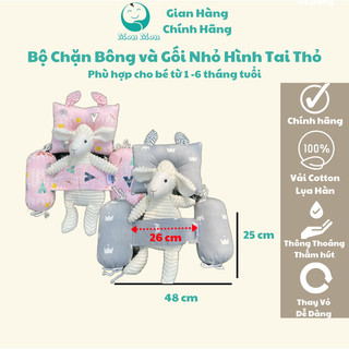 Chặn Bông Gối Chặn chặn kèm gối Cao Cấp chính hãngMonMon tặng vòng dâu tằm
