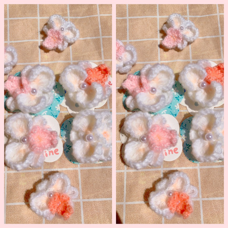 Kẹp Hoa Lan len Handmade - Kẹp tóc xinh🌷