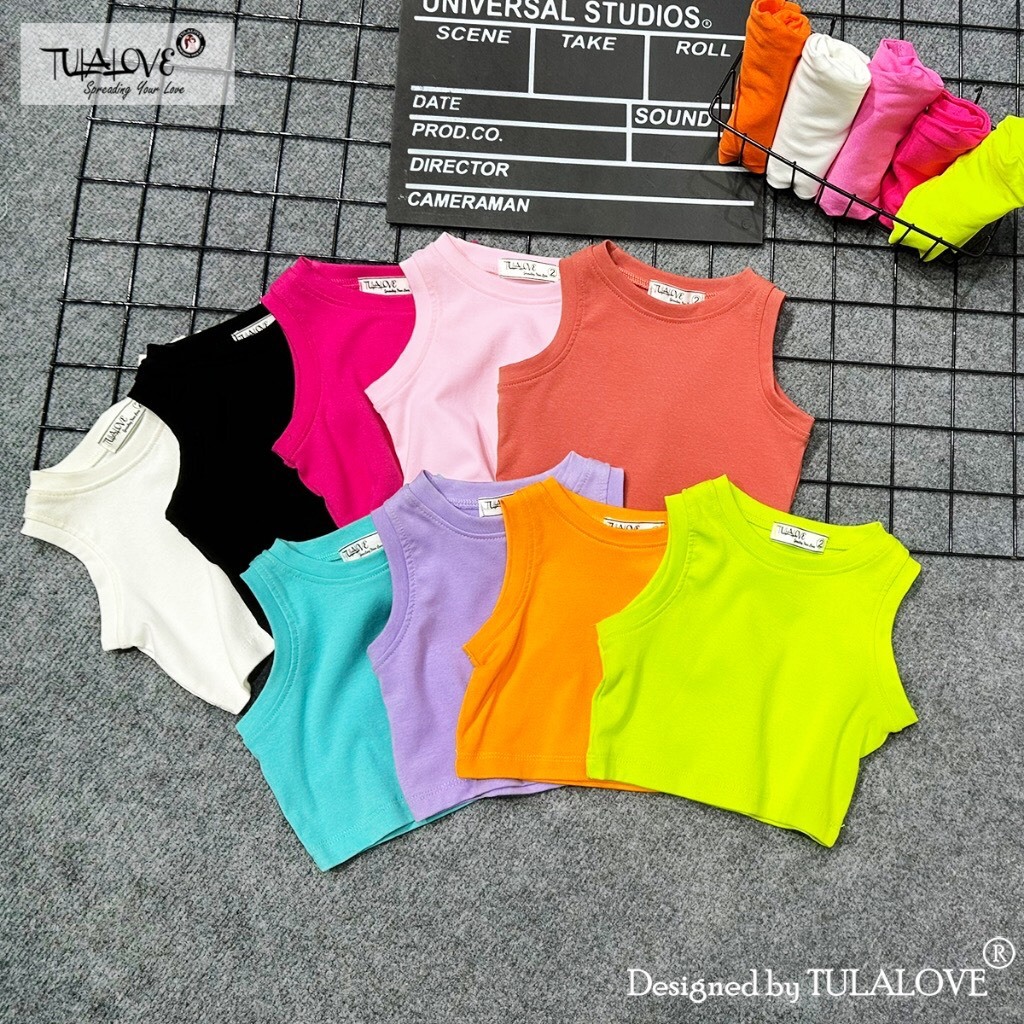 Áo croptop nữ,  áo ba lỗ không tay ôm body chất cotton co giãn 4 chiều dễ phối đồ phong cách trẻ trung -Yuumi Shop | BigBuy360 - bigbuy360.vn