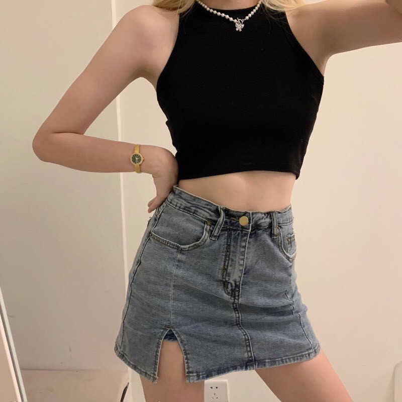 Áo croptop nữ,  áo ba lỗ không tay ôm body chất cotton co giãn 4 chiều dễ phối đồ phong cách trẻ trung -Yuumi Shop | BigBuy360 - bigbuy360.vn