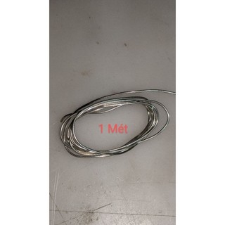1mét flux w-419 thiếc nhẹ lửa 63-37 xịn ấn độ, đường kính 0.8mm. sn63pb37