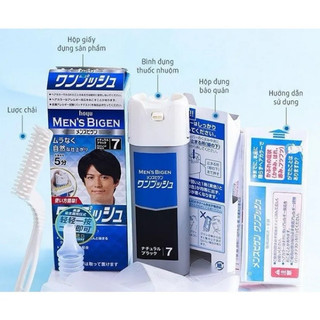 NHUỘM TÓC PHỦ BẠC BIGEN NHẬT CHO NAM