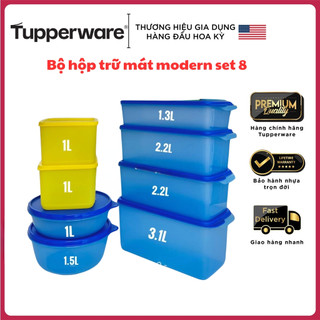 Hộp trữ đông và hộp trữ mát, Tách lẻ Bộ modern set Tupperware, Hộp Tup Việt có bảo hành