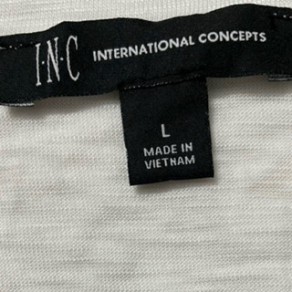 Áo thun nữ I.N.C màu trắng size L