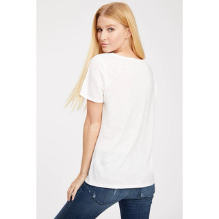 Áo thun nữ I.N.C màu trắng size L