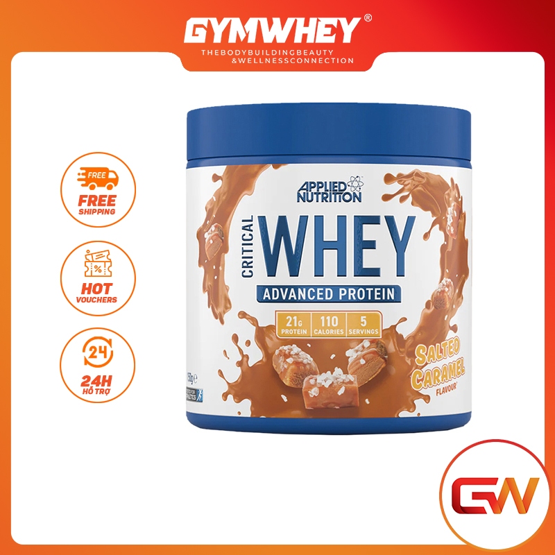 APPLIED NUTRITION CRITICAL WHEY 150 GRAM Hỗ Trợ Xây Dựng Cơ Bắp Cải Thiện