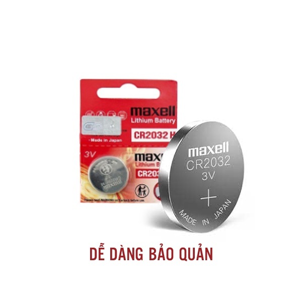 Pin CMOS Maxell CR2032 - 2032 Lithium 3v - Hàng Chính Hãng