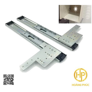  Ray trượt xếp giấu cánh tủ bếp - ray trượt âm giấu cánh hàng cao cấp 