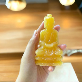 Tượng phật thích ca đá ngọc hoàng long 10 cm hanmynghe