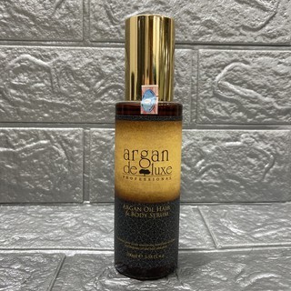  Tinh dầu dưỡng tóc phục hồi tóc khô xơ hư tổn siêu bóng mượt Argan deluxe 100ml 