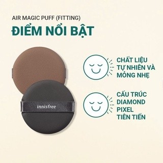 Bông Mút Trang Điểm Phấn Nước Innisfree Air Magic Puff