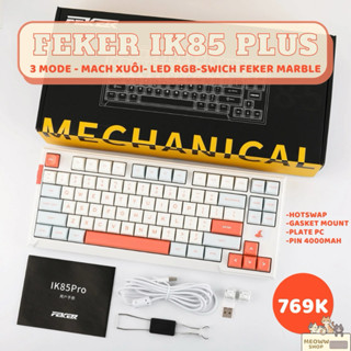 [ Có sẵn ] Bàn phím Feker Ik85 Plus | Feker IK 85 Plus 3 mode Led RGB | Slient