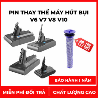 Pin máy hút bụi dyson v6 v7 v8 v10 bảo hành 6 tháng