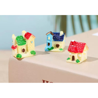 Mô hình lâu đài mini trang trí sen đá, sân vườn terarium, hồ cá tép