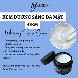 [YBEAUSKIN] Kem Dưỡng Trắng Da Mặt (ĐÊM) Mẫu Dùng Thử 7g, chất kem cốt sệt (không dùng cho da mụn)