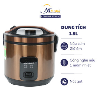 Nồi cơm điện NK MEDIA MD-NC3079 công suất 1000W dung tích 3L nấu nướng đa năng cực kì tiện lợi - Bảo hành 12 tháng