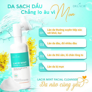 Sữa Rửa Mặt Bạc Hà Dr.Lacir