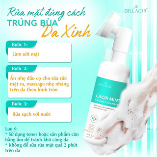 Sữa rửa mặt bạc hà dr.lacir