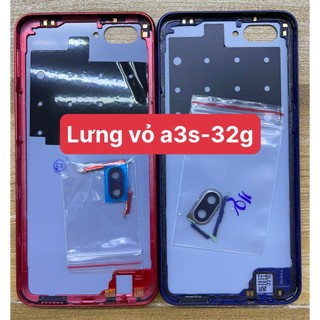 Lưng vỏ kèm viền,kèm phím điện thoại oppo A3s/ 32g lỗ chọc sim trên
