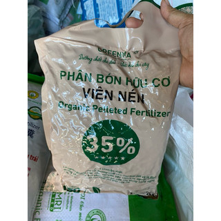 2kg phân bò nén viên TH sạch - không mùi, dạng viên nén tiện dụng, bón được cho rau, hoa, cây cảnh