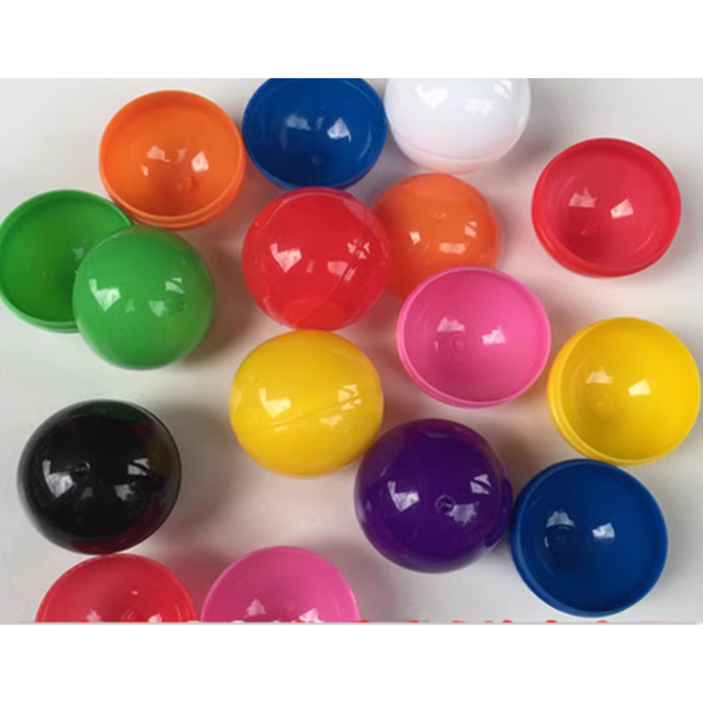 Set 10 Quả Bóng Nhựa Mở Đôi, Banh Bốc Thăm May Mắn, Bóng Chập Đôi, Bóng Nhựa 2 Nửa 40mm