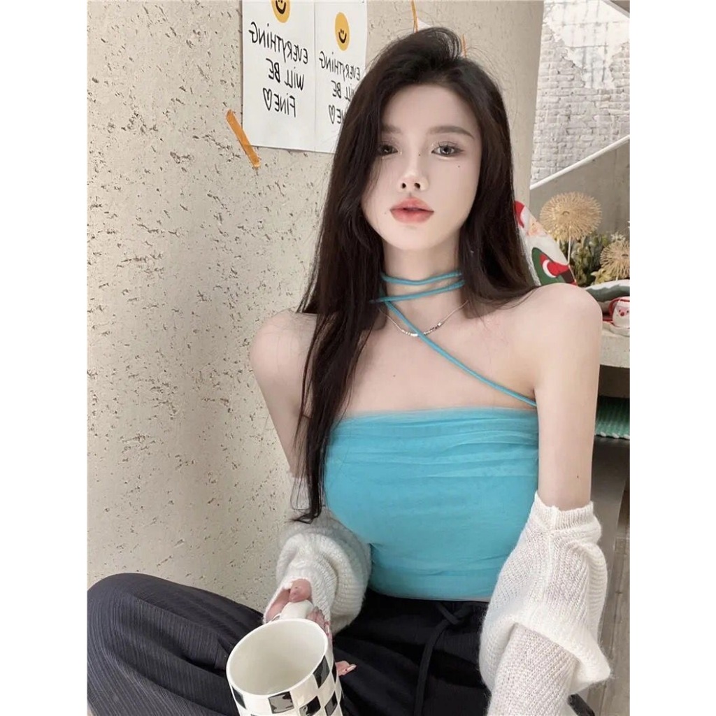 Áo Quây Không Dây Dáng Ôm Siêu Quyến Rũ Thời Trang Hè Kiểu Đơn Giản, Áo Ống Voan Phối Dây Cột Siêu Xinh Hàng Qccc Nangan | BigBuy360 - bigbuy360.vn