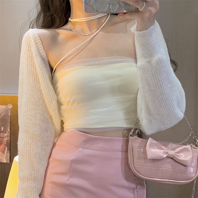 Áo Quây Không Dây Dáng Ôm Siêu Quyến Rũ Thời Trang Hè Kiểu Đơn Giản, Áo Ống Voan Phối Dây Cột Siêu Xinh Hàng Qccc Nangan | BigBuy360 - bigbuy360.vn