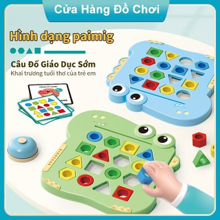 Đồ chơi trẻ em khủng long ghép đôi đào tạo tư duy logic hình dạng hình học câu đố trò chơi giáo dục sớm đồ chơi trí tuệ