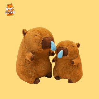 Gấu bông - thú nhồi bông capybara sổ mũi siêu cute mềm mịn size 30cm 40cm 50cm cao cấp foxx store