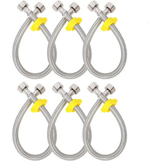 Dây cấp nước bồn cầu, dây cấp nóng lạnh inox 304 dài 20cm - 30cm - 40cm-50cm-60cm