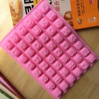 Khuôn silicon 48 chữ cái và ký tự số 2 cm/ 26 chữ cái in hoa/ 26 chữ cái  làm thạch rau câu, kẹo dẻo socola  đa dạng